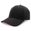 Tempo Trim Caps Black Red